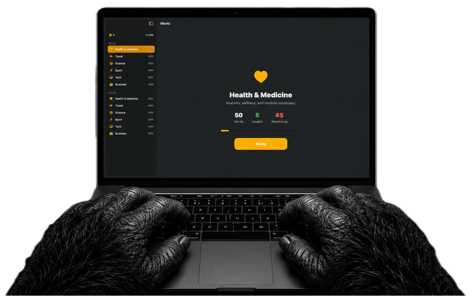 Manki on macOS
